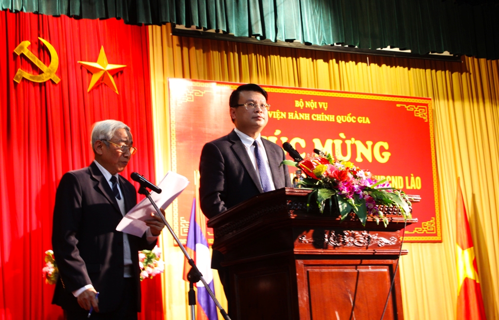Học viện Hành chính Quốc gia tổ chức Lễ kỷ niệm 42 năm Quốc khánh nước CHDCND Lào (02/12/1975 - 02/12/2017)