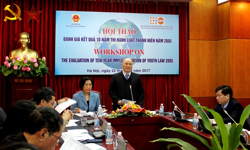 Hội thảo đánh giá kết quả 10 năm thi hành Luật Thanh niên năm 2005