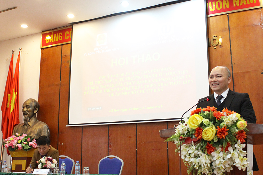 Hội thảo trao đổi thảo luận về chính sách thu hút trí thức trẻ về công tác tại các xã thuộc vùng có điều kiện kinh tế - xã hội đặc biệt khó khăn