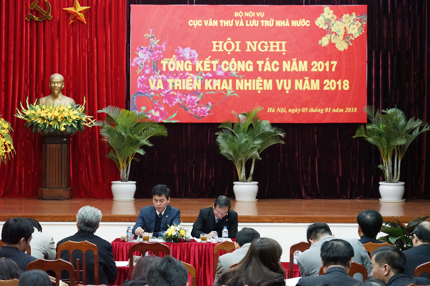 Cục Văn thư và Lưu trữ nhà nước tổ chức Hội nghị tổng kết công tác năm 2017, triển khai nhiệm vụ năm 2018