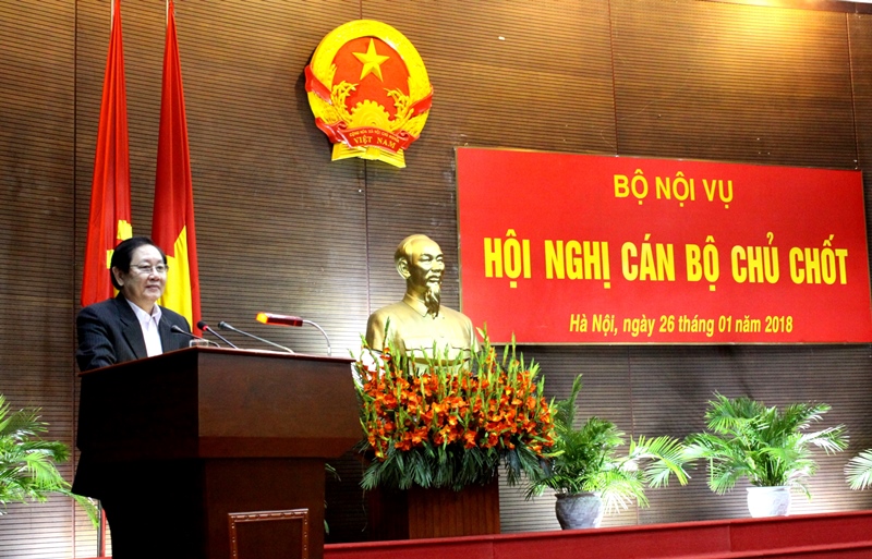 Bộ Nội vụ tổ chức Hội nghị cán bộ chủ chốt