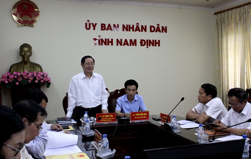 Kiểm tra hoạt động công vụ tại tỉnh Nam Định