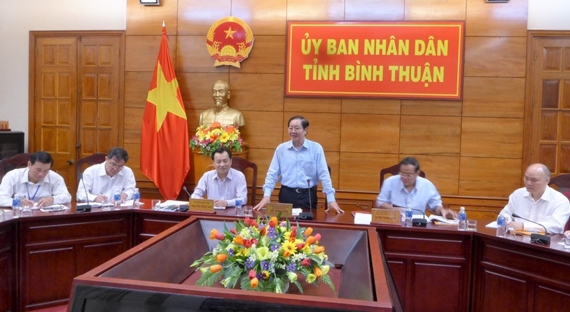 Bộ trưởng Bộ Nội vụ Lê Vĩnh Tân làm việc với tỉnh Bình Thuận về công tác tổ chức bộ máy, biên chế và cán bộ, công chức 