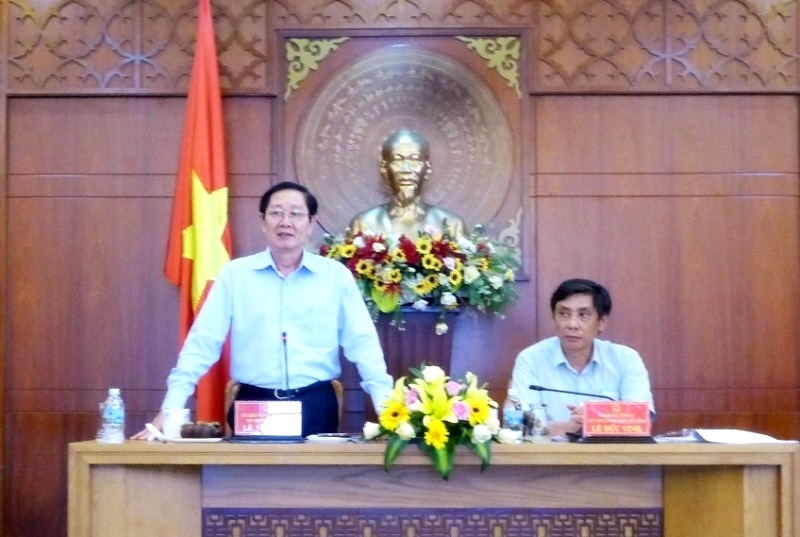 Đoàn công tác của Bộ trưởng Bộ Nội vụ Lê Vĩnh Tân làm việc với tỉnh Khánh Hòa về lĩnh vực công tác Nội vụ
