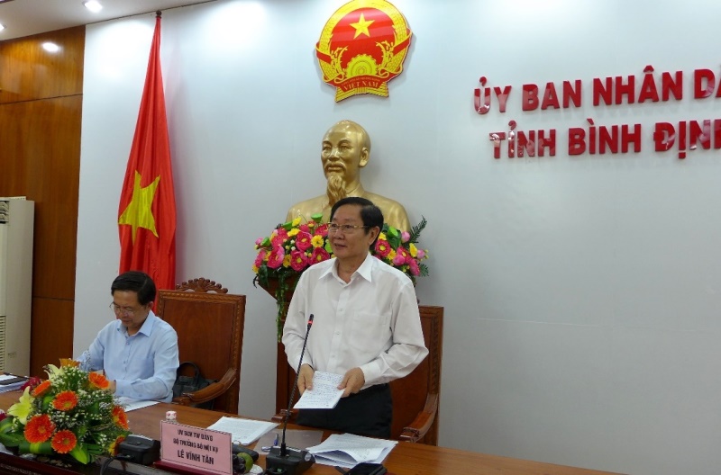 Đoàn công tác của Bộ Nội vụ làm việc với tỉnh Bình Định về tình hình và kết quả triển khai các Nghị quyết Hội nghị Trung ương 6, 7 Khóa XII và các quy định về tổ chức bộ máy, biên chế và cán bộ, công chức