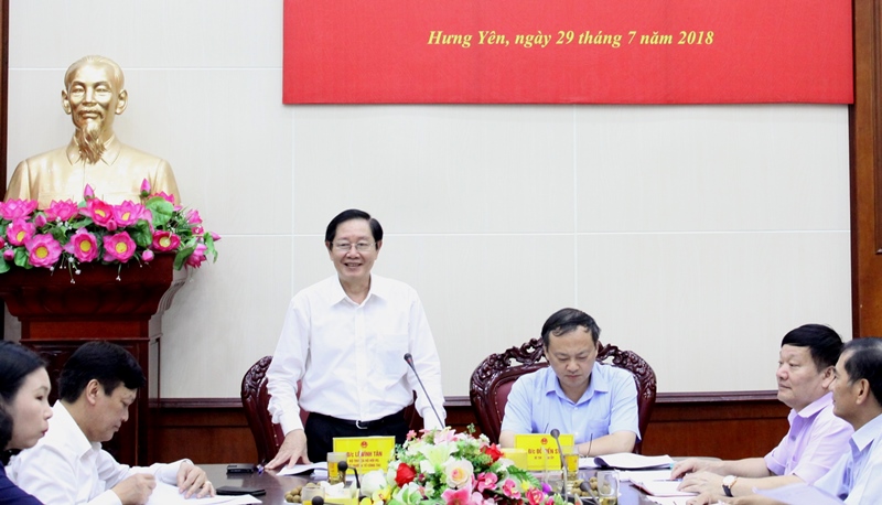 Kiểm tra hoạt động công vụ tại tỉnh Hưng Yên