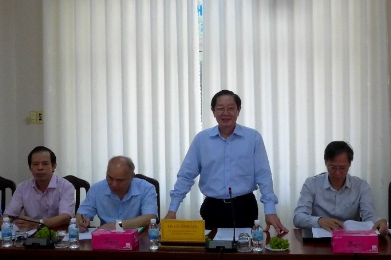 Đoàn công tác của Bộ Nội vụ làm việc với tỉnh Ninh Thuận về kết quả triển khai các văn bản của Đảng, quy định của Quốc hội, Chính phủ về tổ chức bộ máy, biên chế và cán bộ, công chức