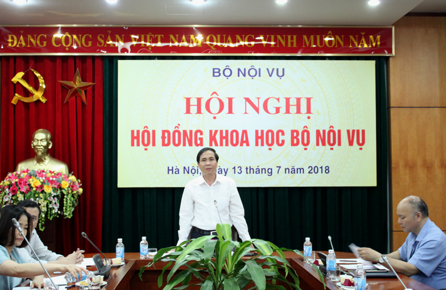 Hội nghị Hội đồng khoa học Bộ Nội vụ 