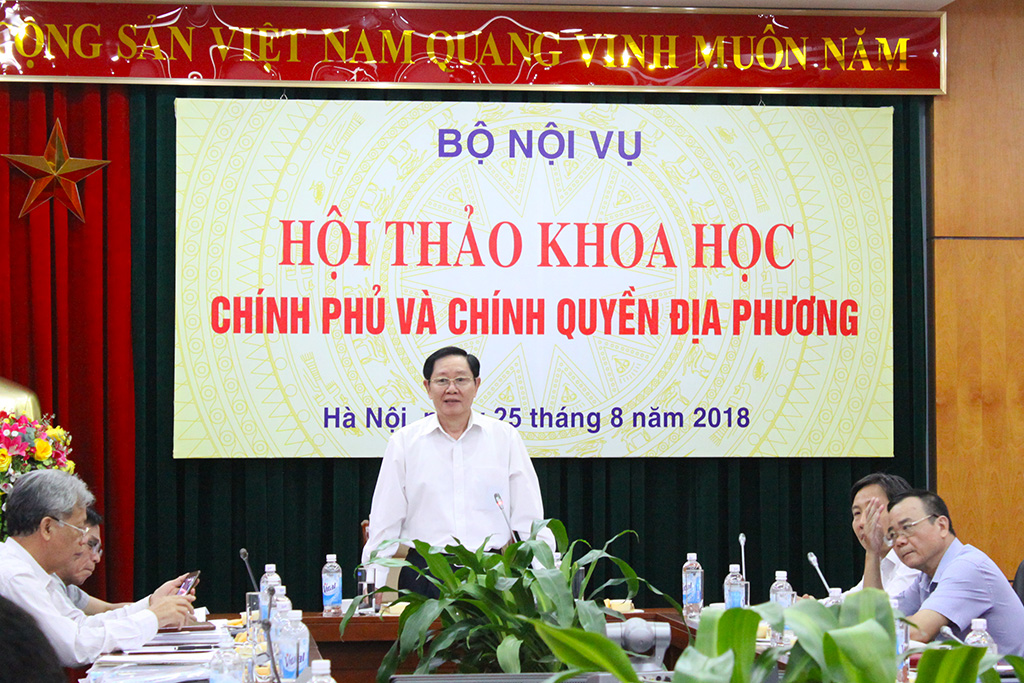 Hội thảo khoa học Chính phủ và Chính quyền địa phương