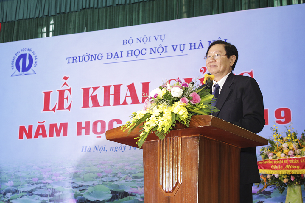 Trường Đại học Nội vụ Hà Nội khai giảng năm học mới 2018 – 2019