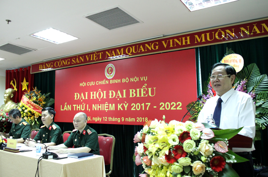 Đại hội Hội Cựu chiến binh Bộ Nội vụ nhiệm kỳ 2017 - 2022