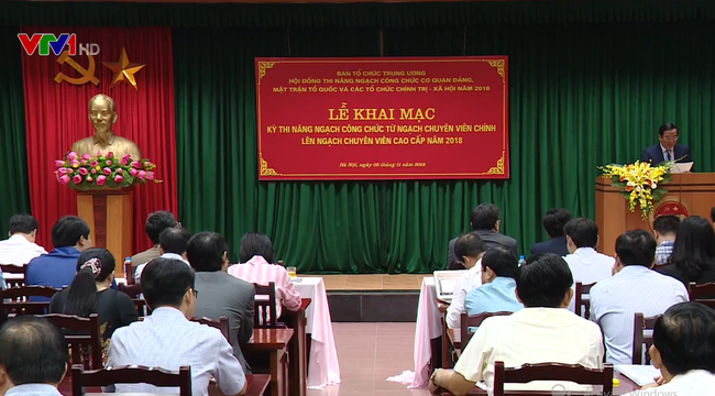 Khai mạc kỳ thi nâng ngạch chuyên viên cao cấp năm 2018