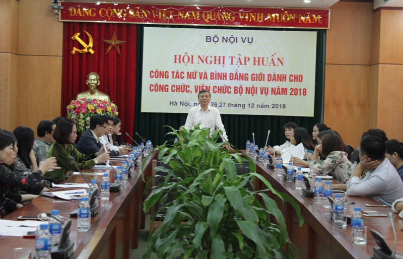 Hội nghị tập huấn công tác nữ và bình đẳng giới