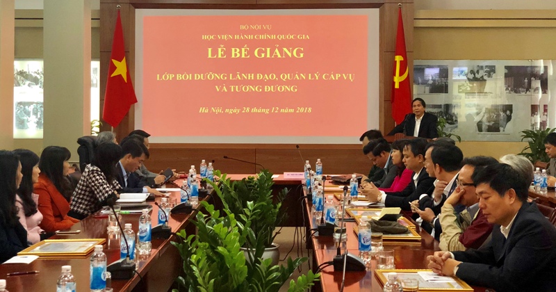 Học viện Hành chính Quốc gia: Bế giảng Lớp bồi dưỡng năng lực, kỹ năng lãnh đạo quản lý cấp vụ