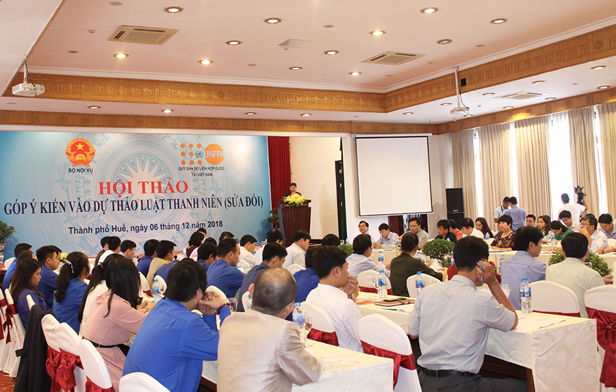 Hội thảo lấy ý kiến vào dự thảo Luật Thanh niên sửa đổi tại tỉnh Thừa Thiên - Huế
