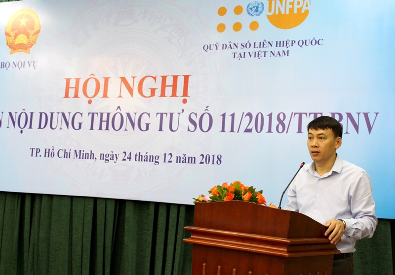 Hội nghị phổ biến nội dung Thông tư số 11/2018/TT- BNV ngày 14/9/2018 của Bộ trưởng Bộ Nội vụ ban hành Bộ chỉ tiêu thống kê về thanh niên Việt Nam