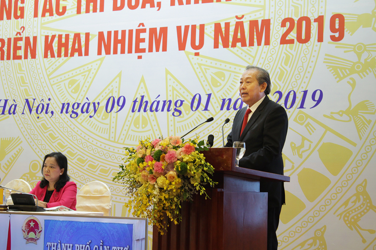 Hội nghị toàn quốc tổng kết công tác thi đua, khen thưởng năm 2018, triển khai nhiệm vụ năm 2019