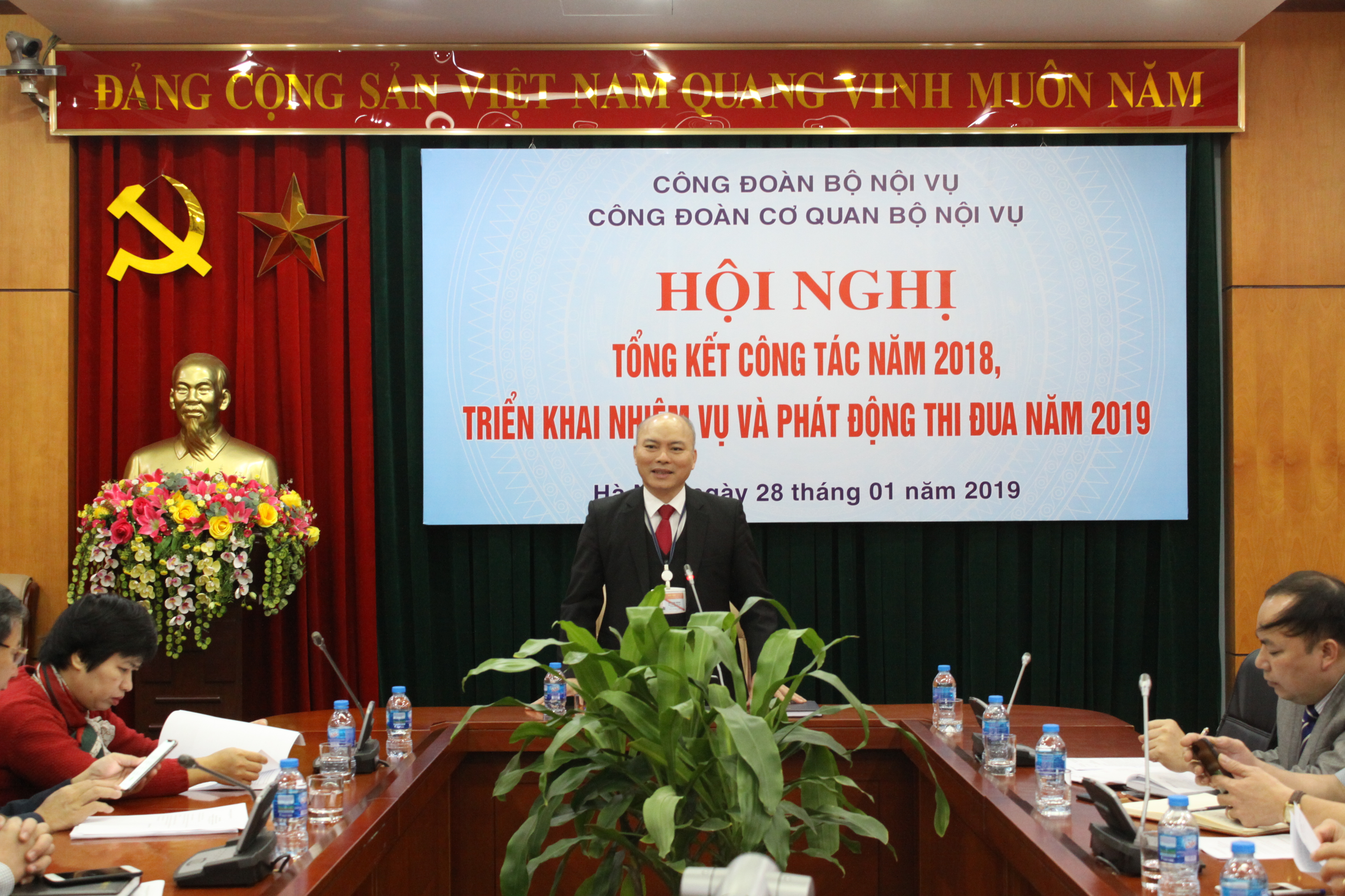 Hội nghị tổng kết công tác năm 2018 và triển khai nhiệm vụ năm 2019 của Công đoàn cơ quan Bộ Nội vụ