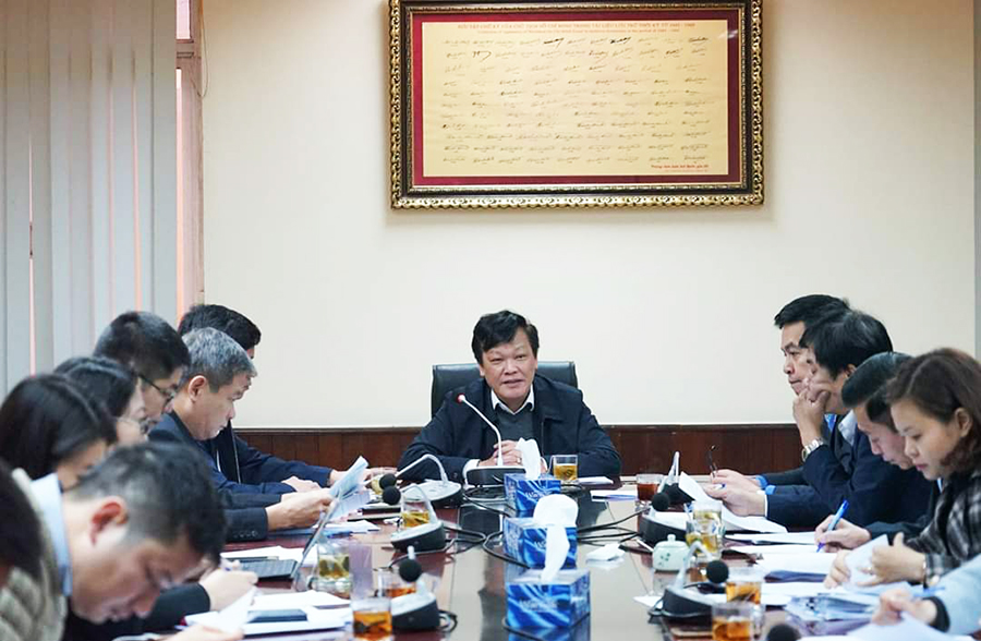 Họp Ban soạn thảo, Tổ biên tập xây dựng dự thảo Nghị định về công tác văn thư