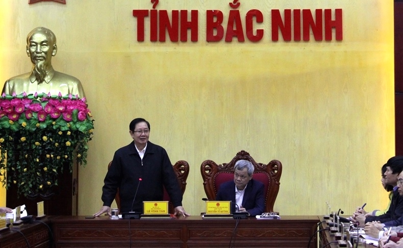 Kiểm tra hoạt động công vụ tại tỉnh Bắc Ninh