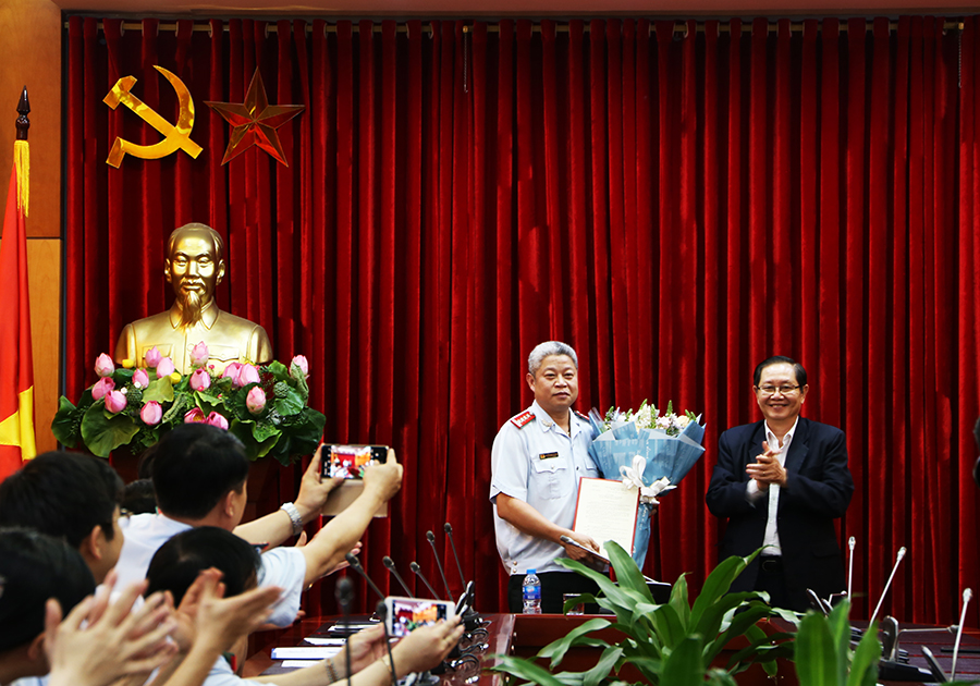 Lễ công bố và trao Quyết định bổ nhiệm Chánh Thanh tra Bộ Nội vụ