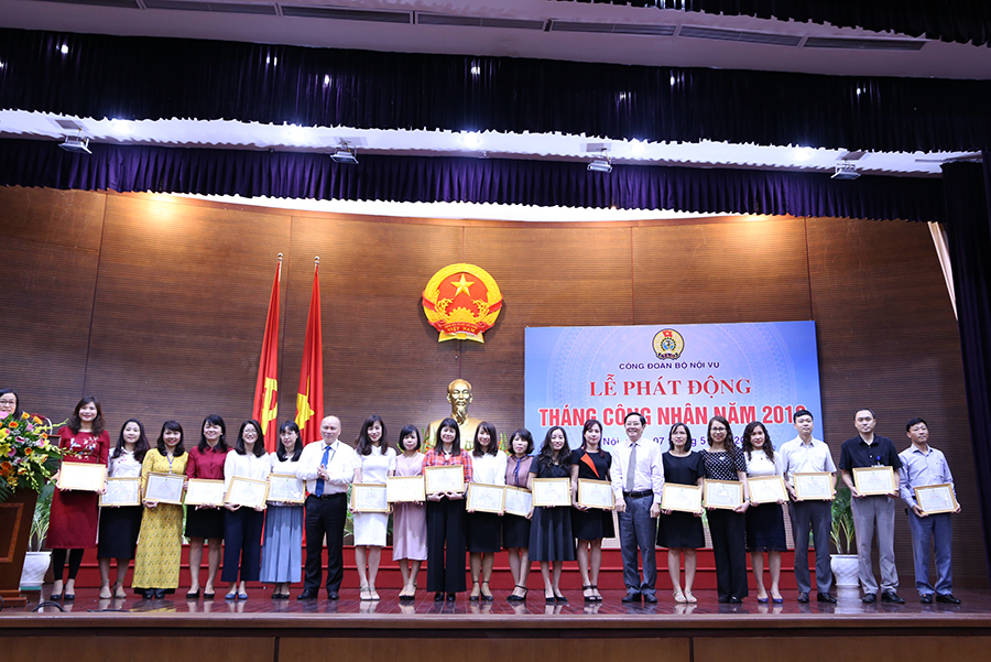 Công đoàn Bộ Nội vụ phát động Tháng Công nhân năm 2019