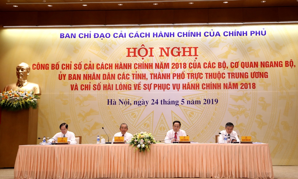 Ban Chỉ đạo cải cách hành chính của Chính phủ công bố kết quả Chỉ số cải cách hành chính năm 2018