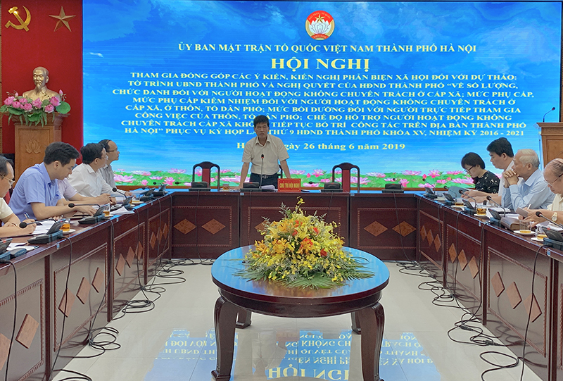 Đề xuất nâng mức phụ cấp cho người hoạt động không chuyên trách cấp xã