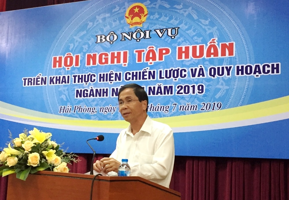 Hội nghị tập huấn triển khai thực hiện chiến lược và quy hoạch ngành Nội vụ