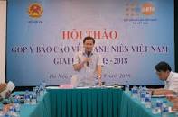 Hội thảo góp ý dự thảo Báo cáo về thanh niên Việt Nam giai đoạn 2015-2018.