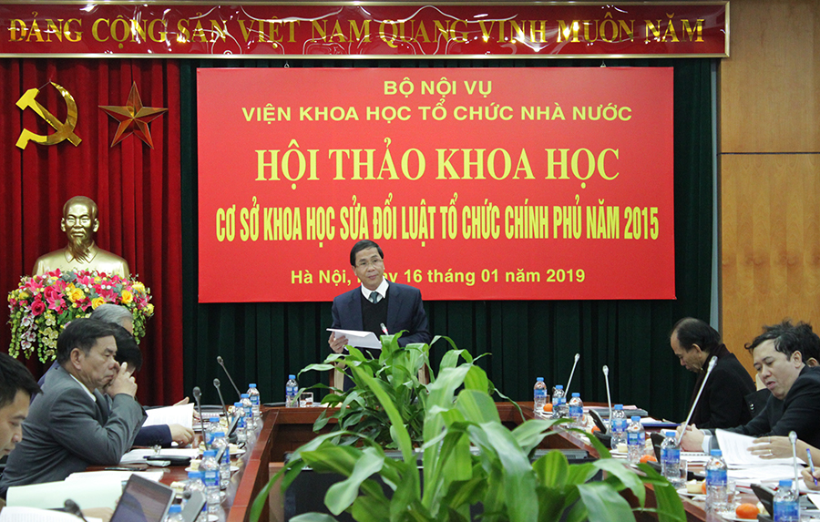 Luật tổ chức Chính phủ năm 2015: những nội dung cần tiếp tục sửa đổi hoàn thiện