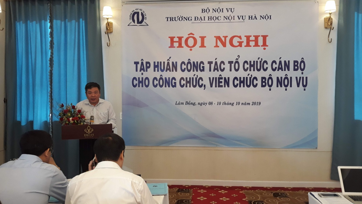 Hội nghị tập huấn công tác tổ chức cán bộ cho công chức, viên chức Bộ Nội vụ