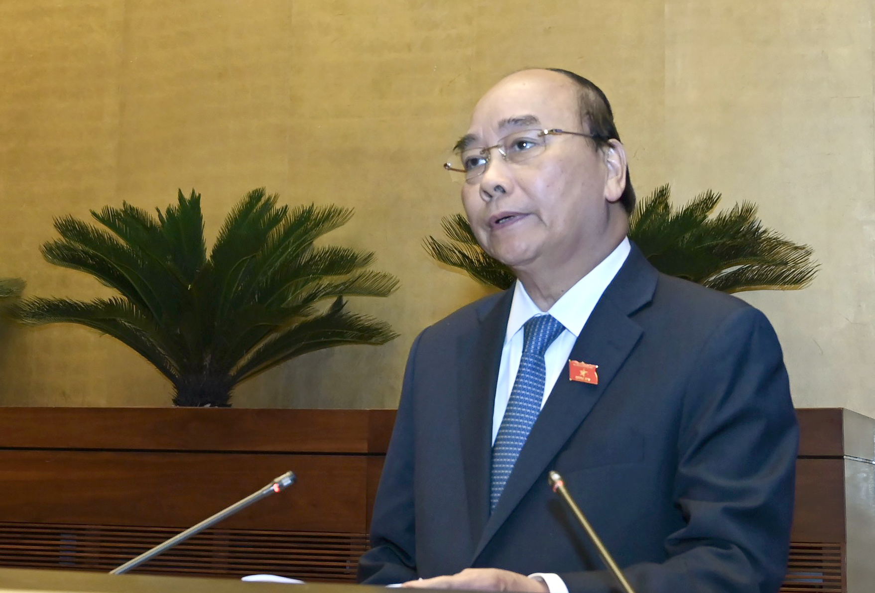 Thủ tướng Nguyễn Xuân Phúc đăng đàn tại Quốc hội