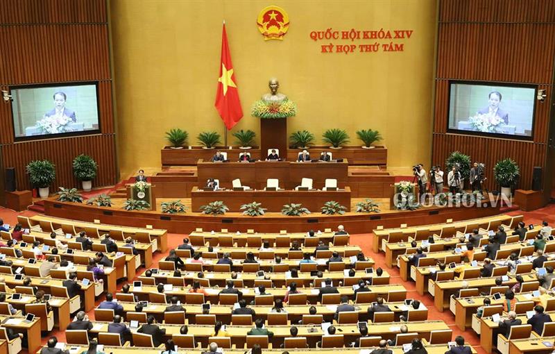 QUỐC HỘI THÔNG QUA DỰ THẢO NGHỊ QUYẾT THÍ ĐIỂM TỔ CHỨC MÔ HÌNH CHÍNH QUYỀN ĐÔ THỊ TẠI THÀNH PHỐ HÀ NỘI