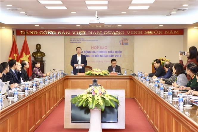 Thông báo Giải thưởng toàn quốc về thông tin đối ngoại năm 2019