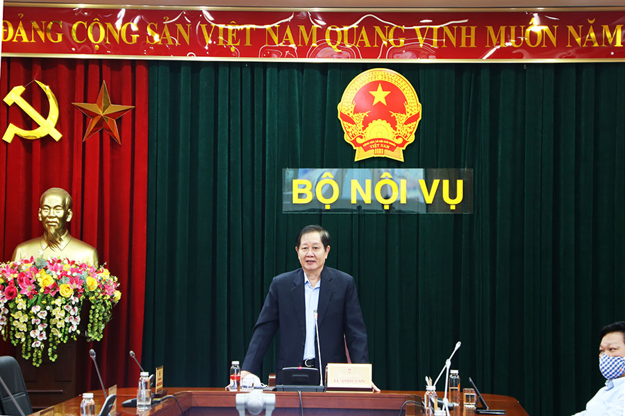 Bộ Nội vụ họp triển khai công tác tháng 5/2020 bằng hình thức trực tuyến