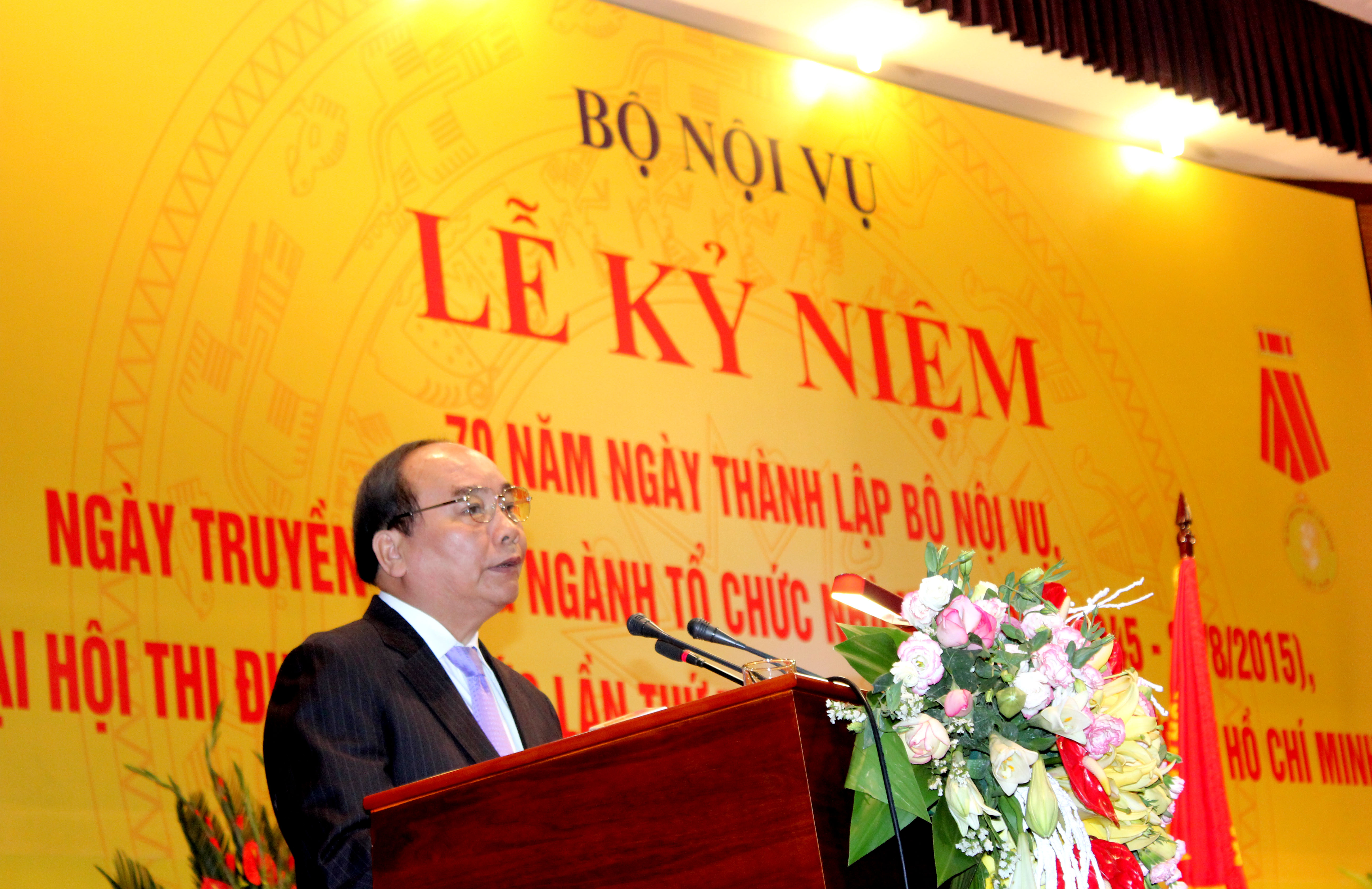 Bài phát biểu của đồng chí Nguyễn Xuân Phúc, Ủy viên Bộ Chính trị, Phó Thủ tướng Chính phủ tại Lễ kỷ niệm 70 năm ngày thành lập Bộ Nội vụ, Ngày truyền thống Ngành Tổ chức nhà nước (28/8/1945-28/8/2015)