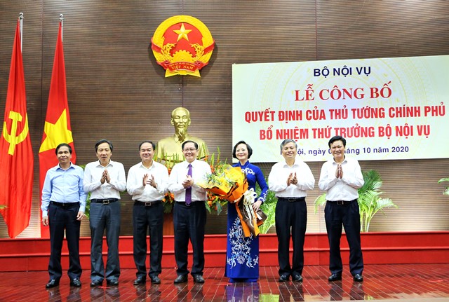 Điều chỉnh phân công công tác lãnh đạo Bộ Nội vụ