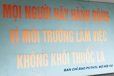 Hãy hành động vì môi trường làm việc không khói thuốc lá