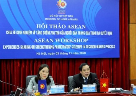 Hội thảo ASEAN chia sẻ kinh nghiệm về tăng cường vai trò của người dân trong quá trình ra quyết định