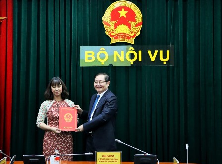 Bổ nhiệm chức danh Vụ trưởng Vụ Kế hoạch – Tài chính, Bộ Nội vụ ngay sau thi tuyển