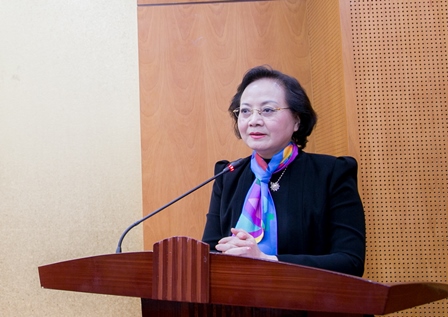 Thứ trưởng Phạm Thị Thanh Trà báo cáo kết quả Đại hội đại biểu toàn quốc lần thứ XIII của Đảng