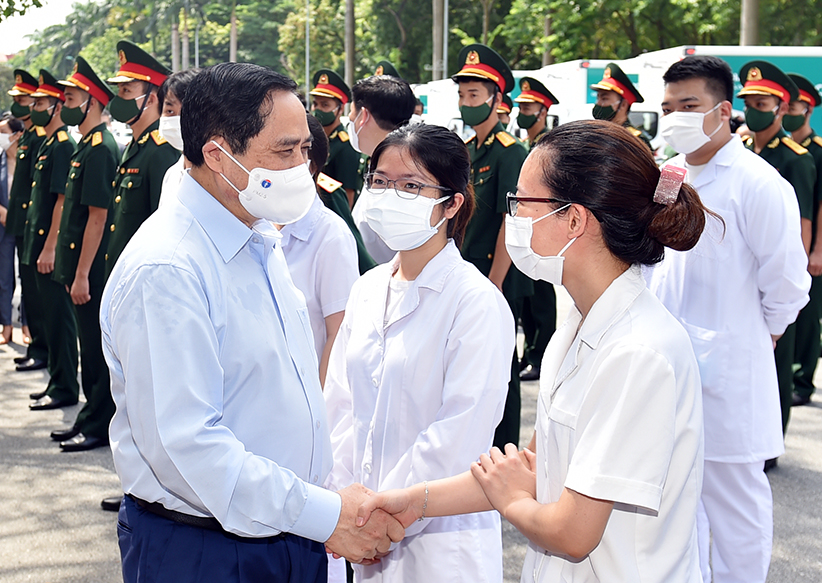 Thủ tướng Chính phủ Phạm Minh Chính gửi thư động viên các lực lượng tuyến đầu phòng, chống dịch COVID-19