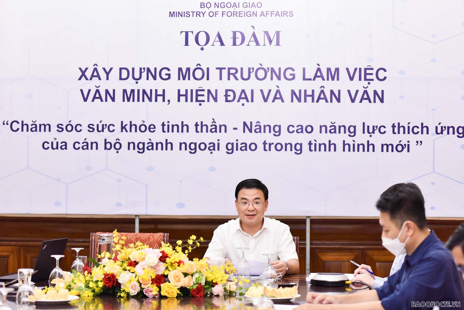 Bộ Ngoại giao lần đầu tiên tổ chức Tọa đàm về chăm sóc sức khỏe tinh thần cho cán bộ