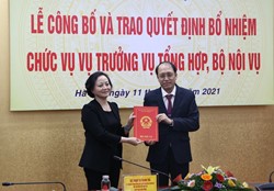 Bổ nhiệm chức danh Vụ trưởng Vụ Tổng hợp ngay sau thi tuyển