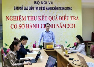 Bình Thuận: Phiếu điều tra cơ sở hành chính đạt chất lượng Khá