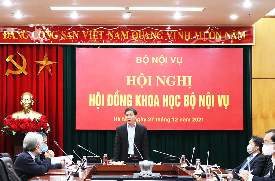 Hội nghị Hội đồng khoa học Bộ Nội vụ