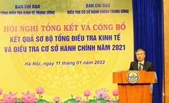 Hội nghị tổng kết và công bố kết quả sơ bộ Tổng Điều tra kinh tế và Điều tra cơ sở hành chính năm 2021