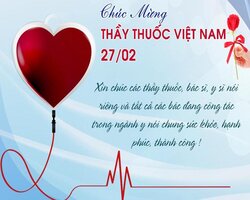 Thư chúc mừng của Bộ Nội vụ nhân Ngày Thầy thuốc Việt Nam 27/2