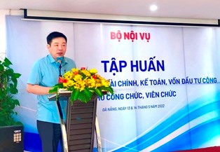 Lớp tập huấn nghiệp vụ quản lý tài chính, kế toán, vốn đầu tư công cho công chức, viên chức 